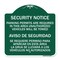 Signmission Parking Permits Are Required in This Area Unauthorized Vehicles Will Be Towed Aviso, GW-1818-22969 A-DES-GW-1818-22969 - alternate 1